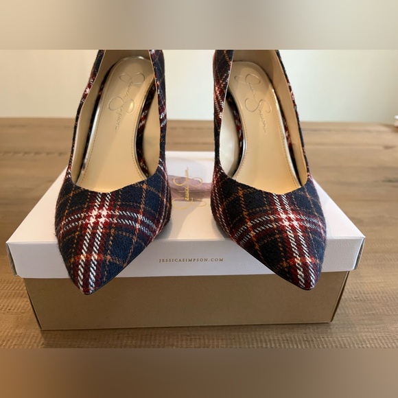 Jessica Simpson JP-Haneh black multi Maxwell plaid - Picture 3 of 4